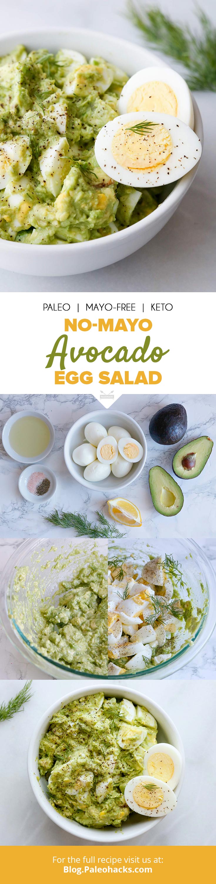 Swap the mayo for creamy avocado in this keto egg salad bursting with essential antioxidants. It makes for a satisfying lunch or post-workout snack.