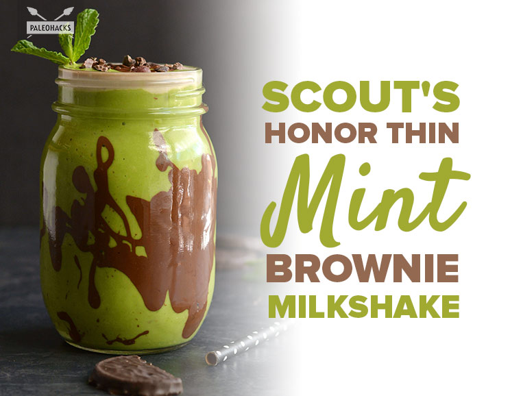 Scout's Honor Thin Mint Brownie Milkshake