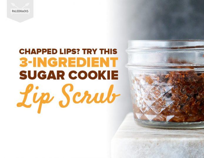Chapped Lips? Try This 3Ingredient Sugar Cookie Lip Scrub {All Natural}