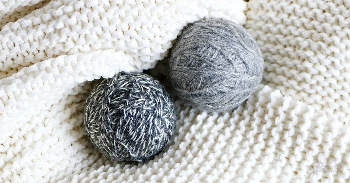 how to make wool dryer balls from yarn