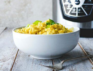 Instant Pot Cauliflower Mac and Cheese (Cooks in 2 Min!)