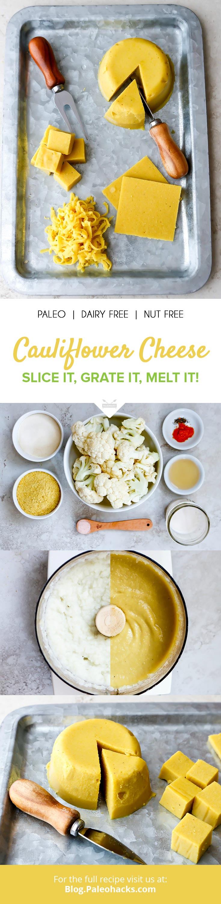 If you’ve been searching for a Paleo-friendly cheese that can be grated over veggie noodles or sliced and melted into Paleo sandwiches, this is the recipe for you.