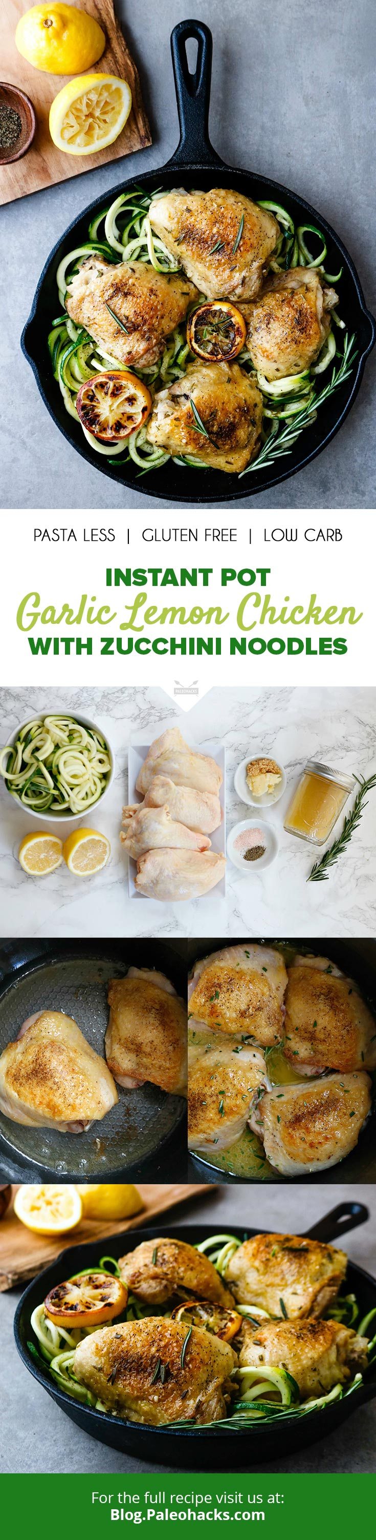 Instant Pot your way to crispy Lemon Garlic Chicken for a protein-packed meal ready in 30 minutes.