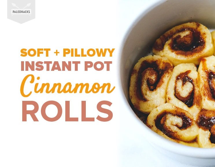 Soft + Pillowy Instant Pot Cinnamon Rolls