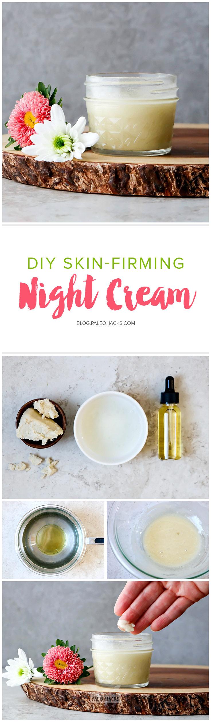 This 3-ingredient skin-firming night cream will plump, moisturize, and help restore your skin's elasticity.