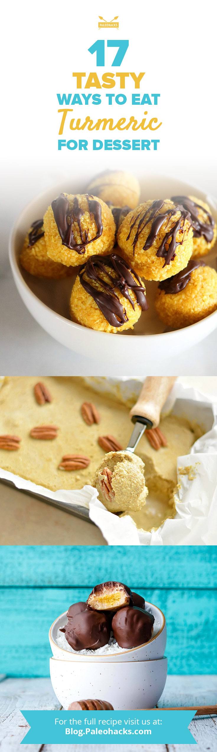 Give your Paleo treats a vibrant twist with these delicious turmeric dessert recipes! There’s no shortage of ways to make turmeric-laced desserts.