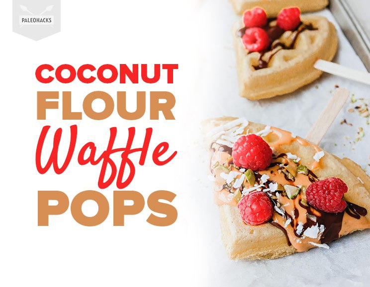 Coconut Flour Waffle Pops Recipe