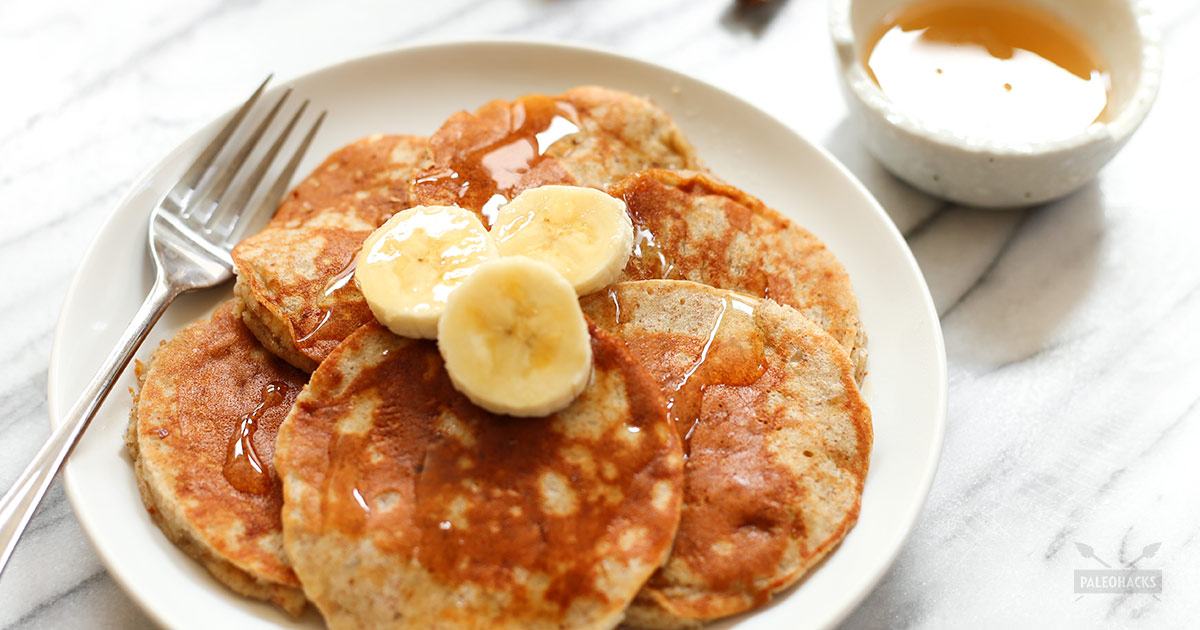 Banana Bread Collagen Pancakes Paleo, ProteinRich, Gluten Free