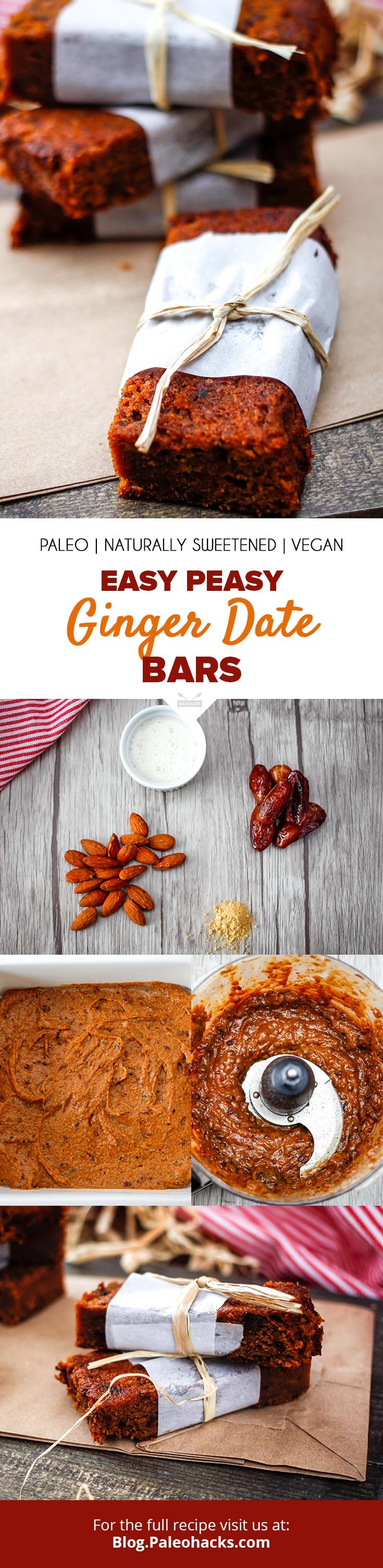 Ditch sugar-packed snack bars and indulge in these rich Ginger Date Bars for a wholesome snack that balances both taste and nutrition.