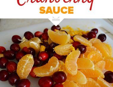 This homemade cranberry sauce tastes like autumn incarnate, with notes of tart cranberries, maple, orange zest and spice.
