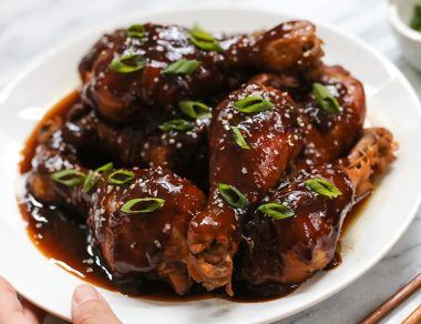 For a dish better than takeout, whip up this finger-licking chicken teriyaki topped with sesame seeds and fresh scallions!