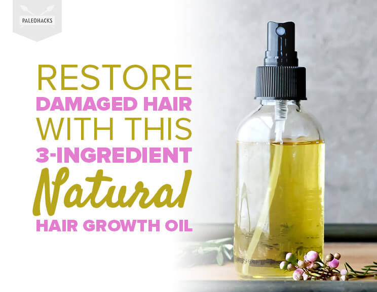 3-Ingredient Natural Hair Growth Oil For Longer Healthier Hair