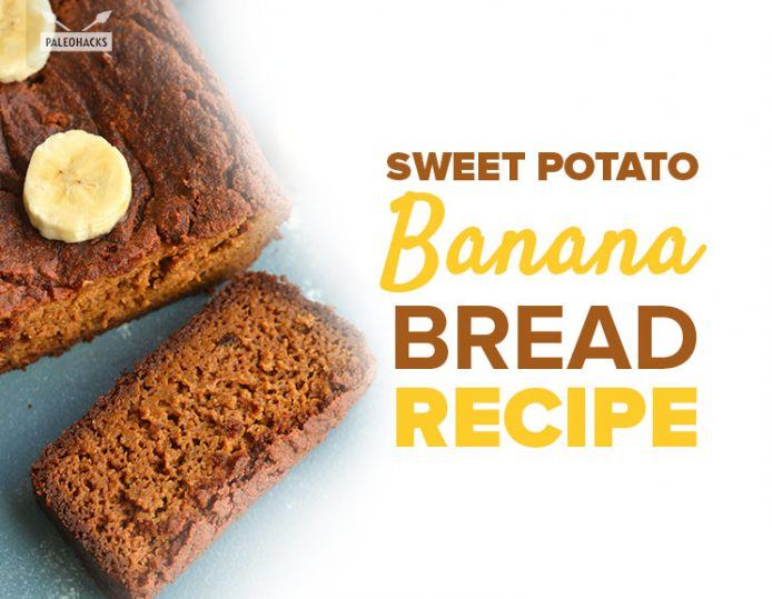 Sweet Potato Banana Bread Recipe Paleo, Egg Free, Gluten Free