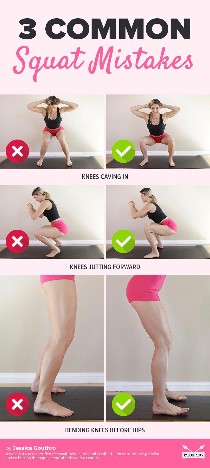 Knee pain while exercising? Try these corrective exercises and retrain your body into perfect form.