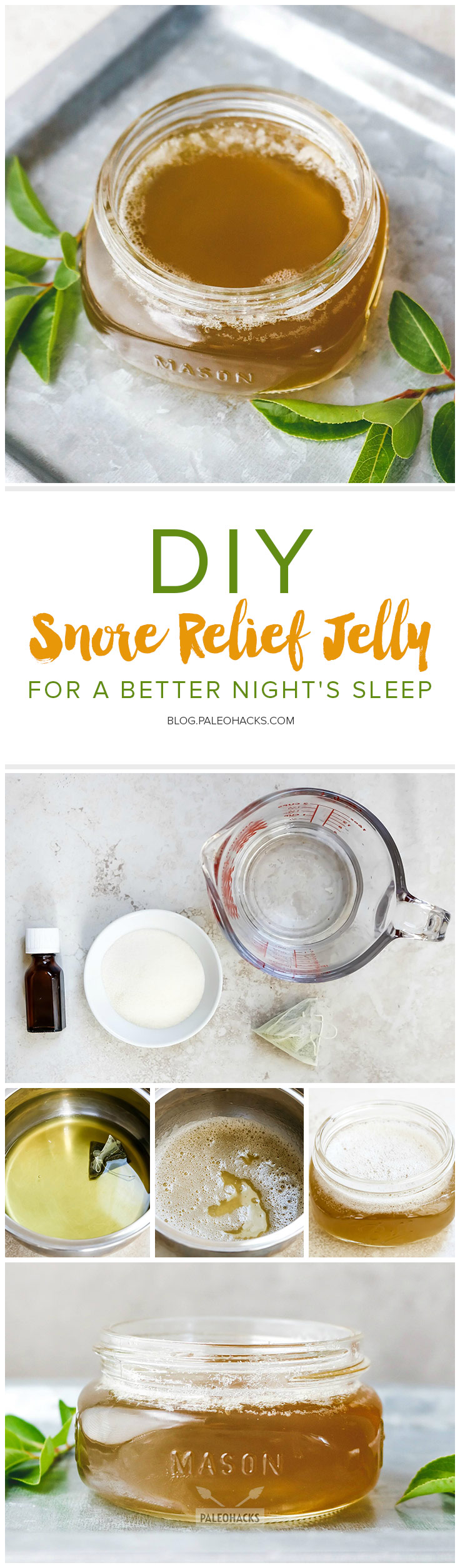 Keep this 4-ingredient Snore Relief Gel near your bedside to open up your sinuses and give you a better night’s sleep.