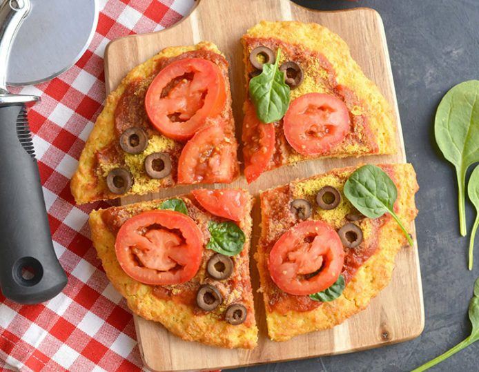 Coconut Flour Pizza Crust Recipe Paleo, Gluten Free, 6Ingredient