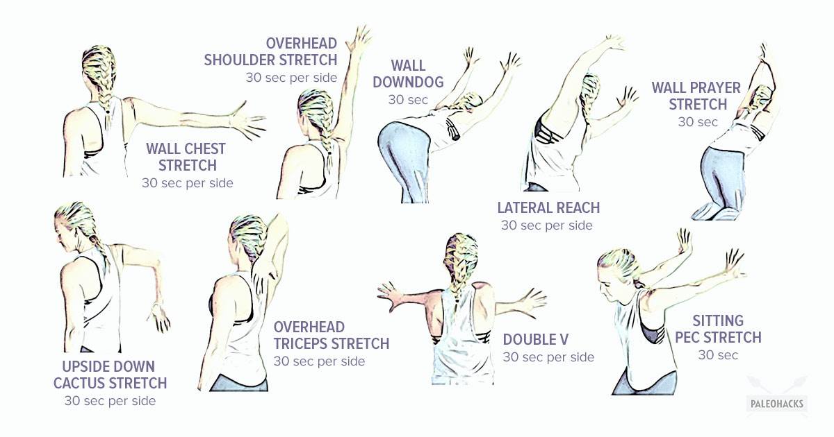 Stretching Arms And Shoulders