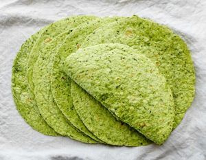 Homemade Spinach Tortillas (Corn-Free, Grain-Free)