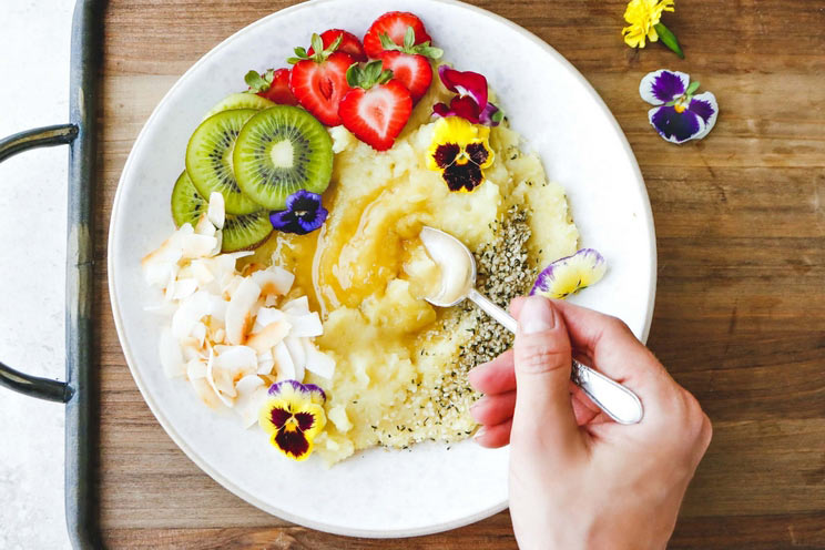 This Sweet Potato Breakfast Bowl is loaded with fiber and antioxidants for a dish that tastes just as good as it looks.