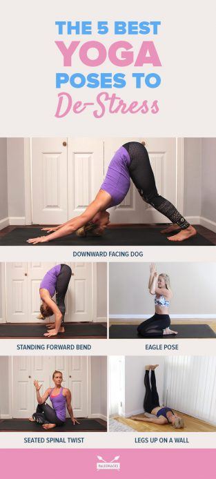 5 Yoga Poses to Help You De-Stress | Easy, Gentle, Calming