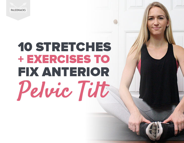Do you have a deep lower back arch that makes your belly stick out? You probably have an anterior pelvic tilt.