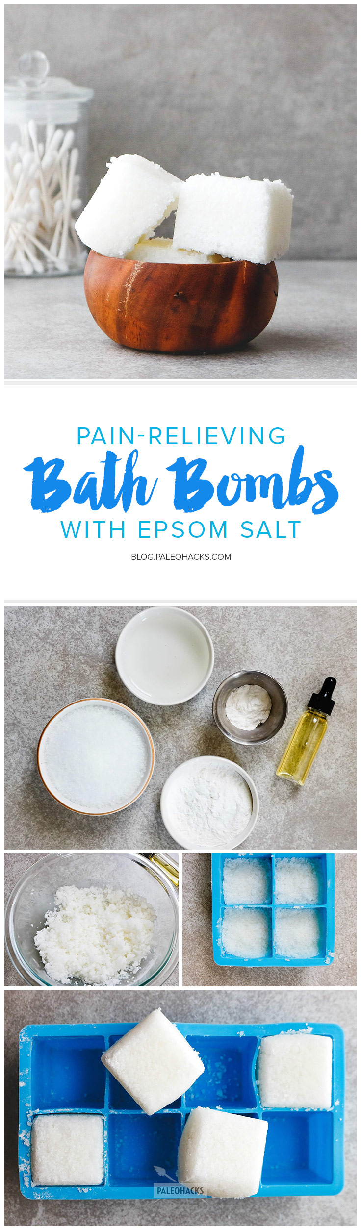 Soak away sore achy muscles with these homemade Pain-Relieving Bath Bombs - sans toxic ingredients. High-quality aromatherapy, without the steep price tag.