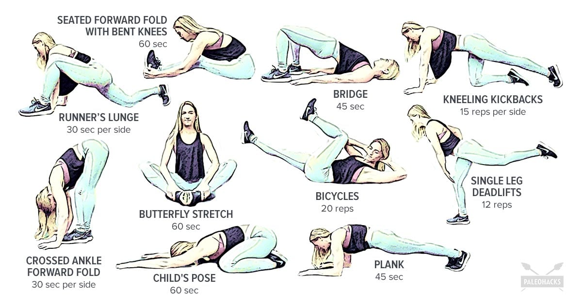 stretches to help arch back