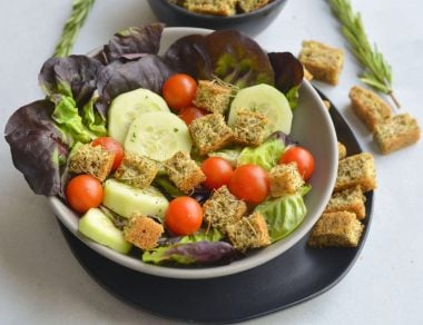 Homemade Crouton Recipe for Soups, Salads, and More!