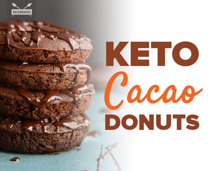 Satisfy your morning chocolate cravings with these uber-rich Keto Cacao Donuts. Enjoy everything you love about chocolate donuts, now in keto form.