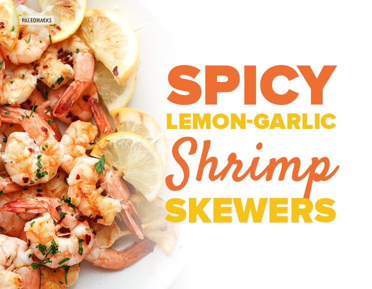 Spicy Lemon-Garlic Shrimp Skewers 1