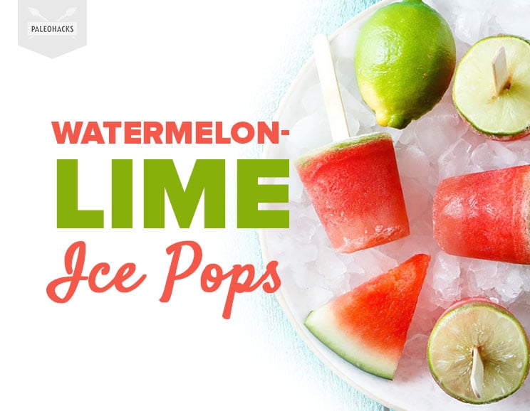 Beat the heat this summer with these frozen Watermelon Lime Pops. Skip the ice cream truck and make these sweet n’ tangy popsicles instead.