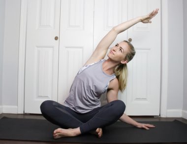 These gentle twists and stretches can help restore the strength and flexibility of those vital vertebrae. All you need is a yoga mat.