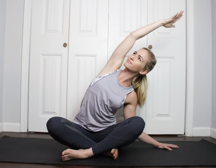 These gentle twists and stretches can help restore the strength and flexibility of those vital vertebrae. All you need is a yoga mat.