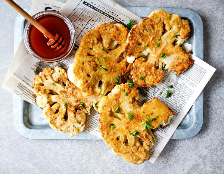 Chicken-Fried Cauliflower Steaks Recipe