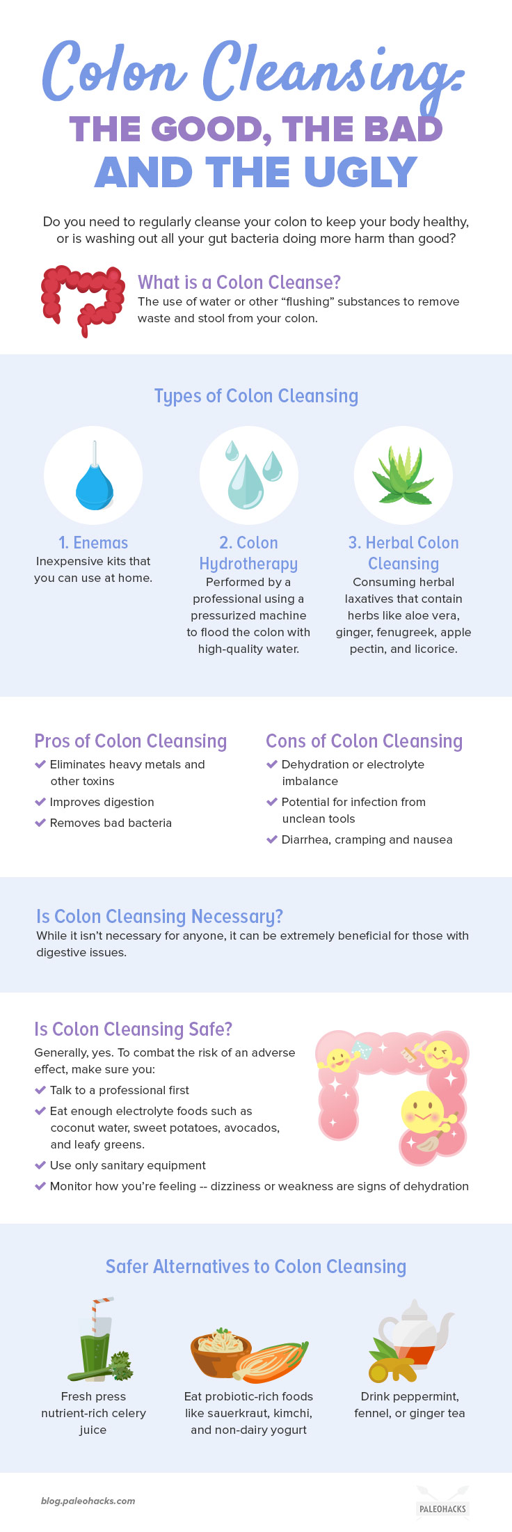 Do you need to regularly cleanse your colon to keep your body healthy, or is washing out all your gut bacteria doing more harm than good?