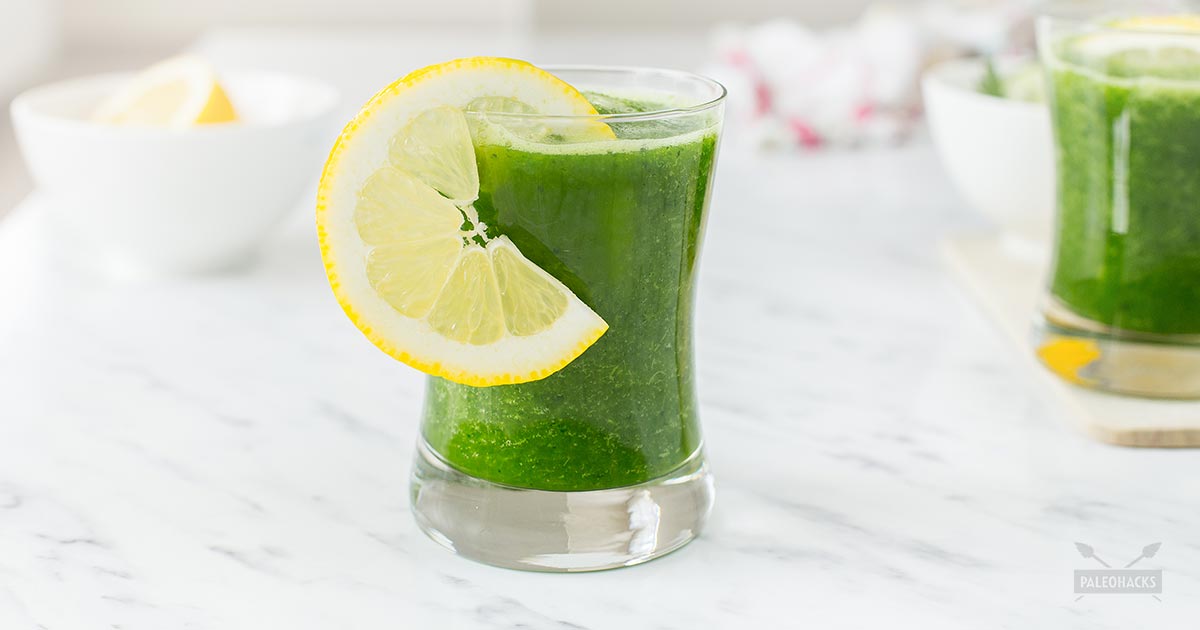 Kale + Apple CancerFighting Smoothie Paleo, Naturally Sweetened
