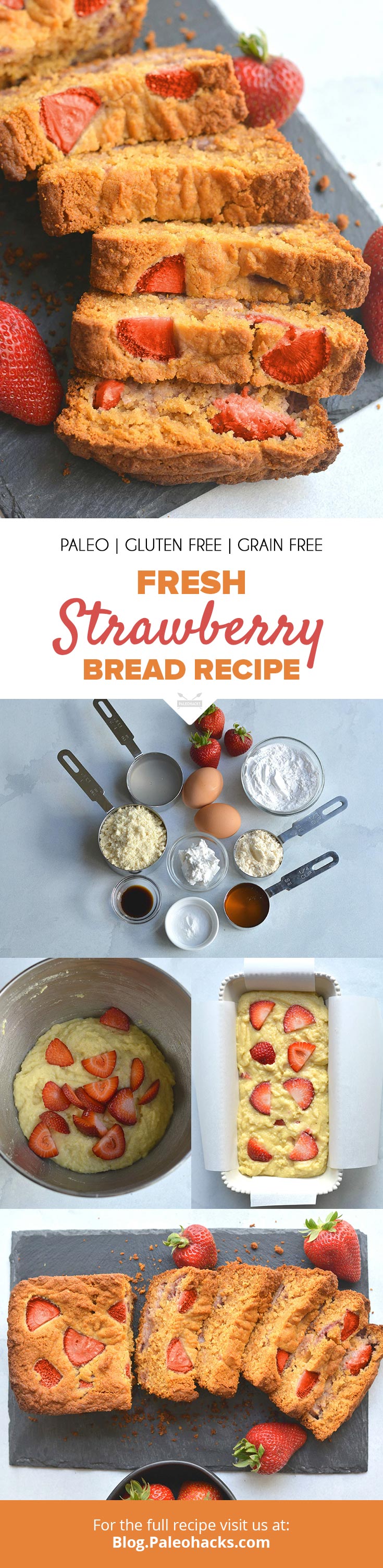 Slather this gluten-free Strawberry Bread with your favorite jam or buttery ghee for breakfast. It's light, sweet, and packed with antioxidants.