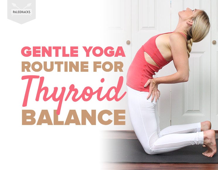 If you’re suffering from thyroid disease, deep breathing and calming yoga poses can help ease symptoms.