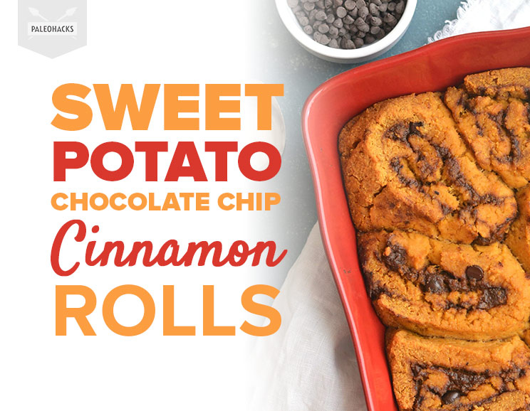 Sweet Potato Chocolate Chip Cinnamon Rolls