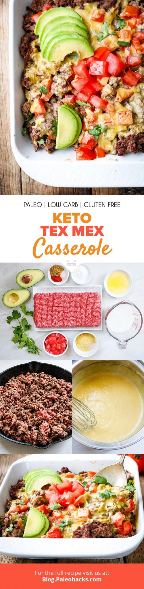 Keto Tex Mex Casserole Paleo, Low Carb, Gluten Free