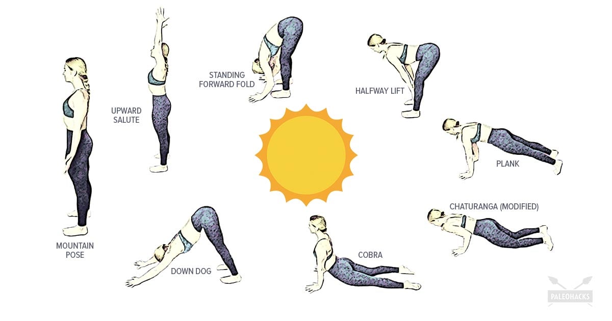 Calming Yoga Sequence Sun salutation morning yoga easy - 30 Minute Yoga