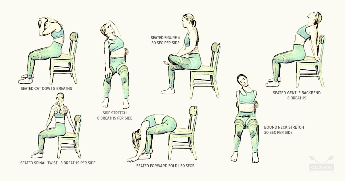 Unique Chair Yoga Poses For Lower Back Pain for Small Space