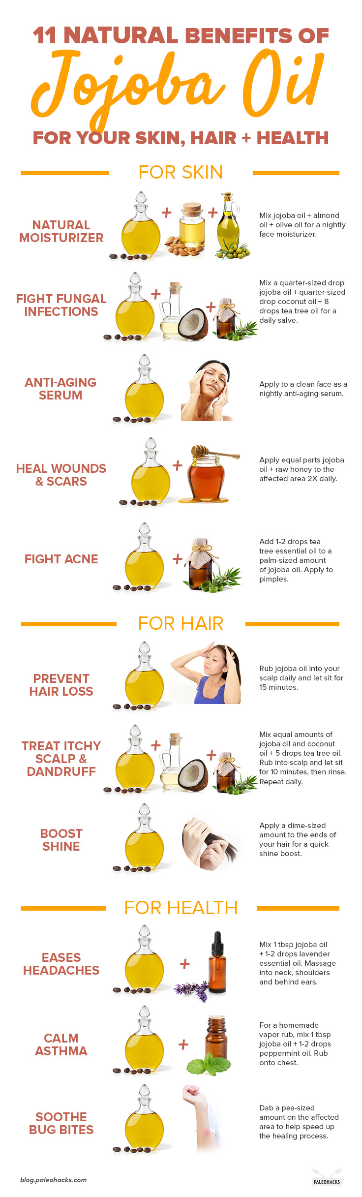 Jojoba oil is the ultimate natural moisturizer for silky hair and soft skin. Here are easy ways to add this essential oil to your beauty routine.