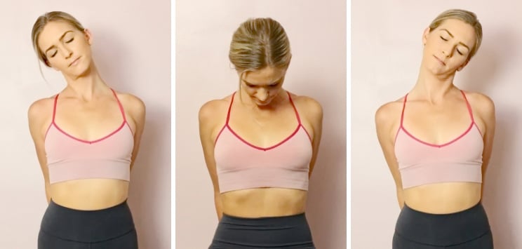 If you’re always looking down at your phone, you might inadvertently be giving yourself tech neck. Undo the damage with these five gentle stretches.