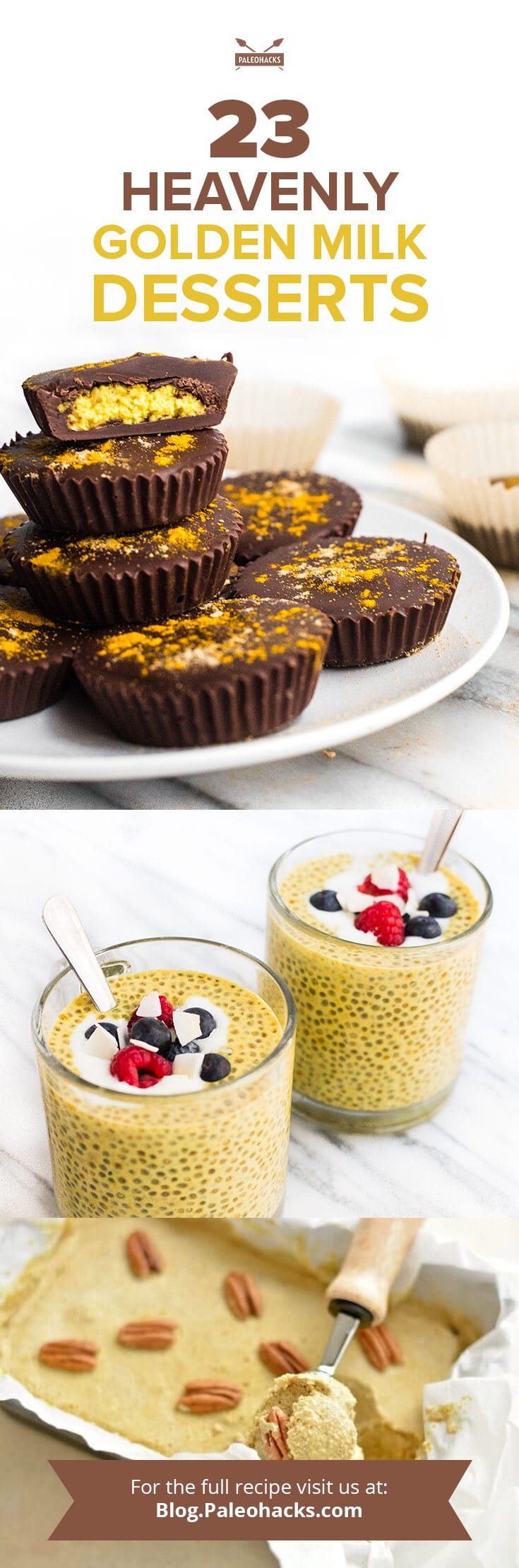 Take all the benefits of golden milk and infuse them with 23 indulgent dessert ideas worth bookmarking, We're here for these double-duty treats!