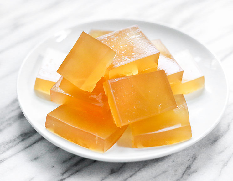 Heal your gut with these sweet and tangy grapefruit kombucha gummies made with fresh ginger.