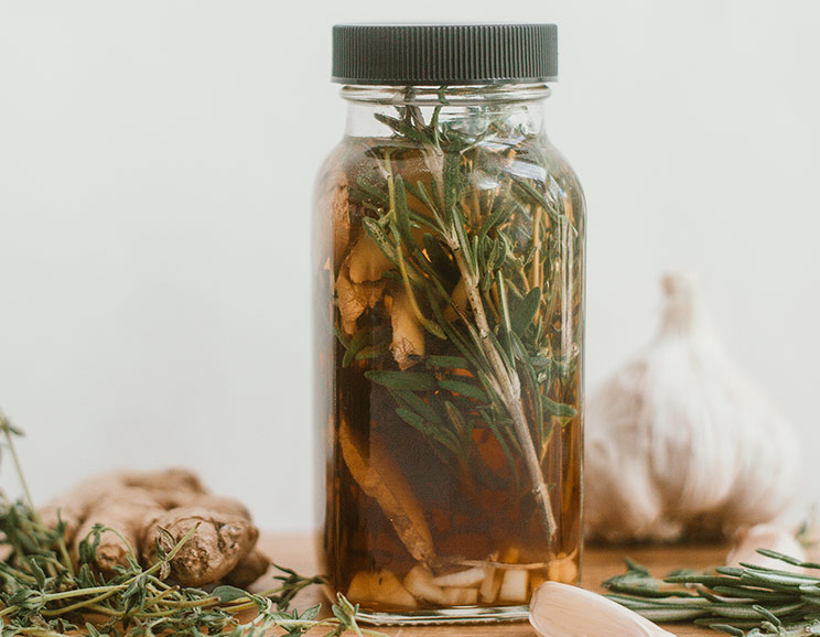 The next time you come down with strep throat, a UTI or any other bacterial infection, reach for this homemade herbal antibiotic instead of a prescription.