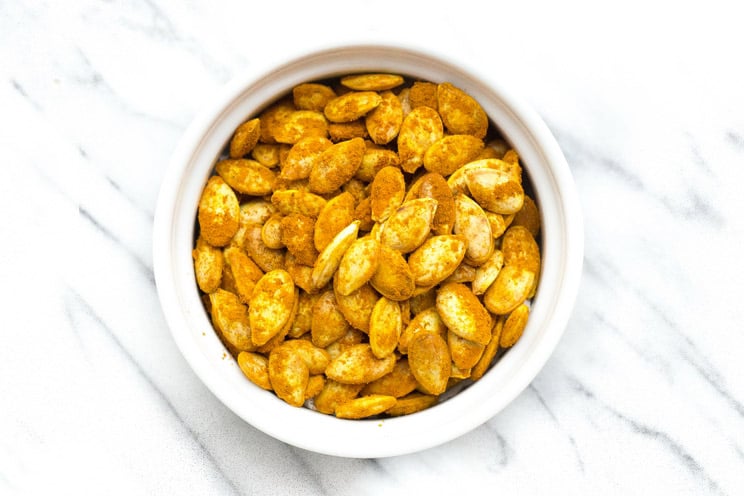 Make homemade roasted pumpkin seeds in six amazing flavors to curb all your sinful cravings. There's no craving these seeds can't handle!