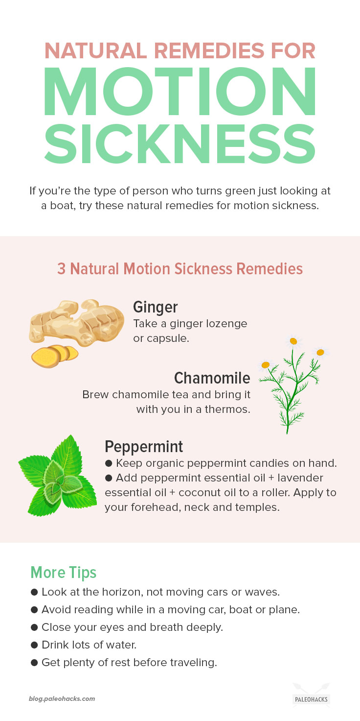 If you’re the type of person who turns green just looking at a boat, try these natural remedies for motion sickness.