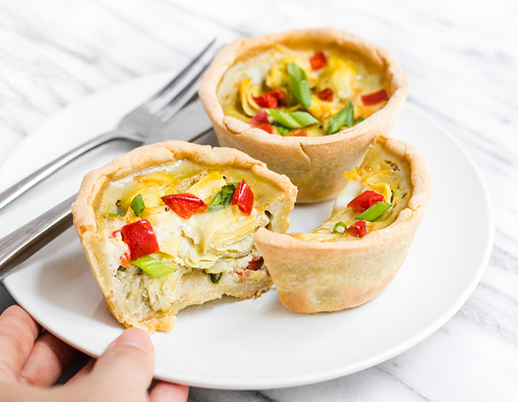 Feed the entire family with these oven-baked quiches filled with vegetables and a custard-like filling. Highly addictive and full of nutrition!